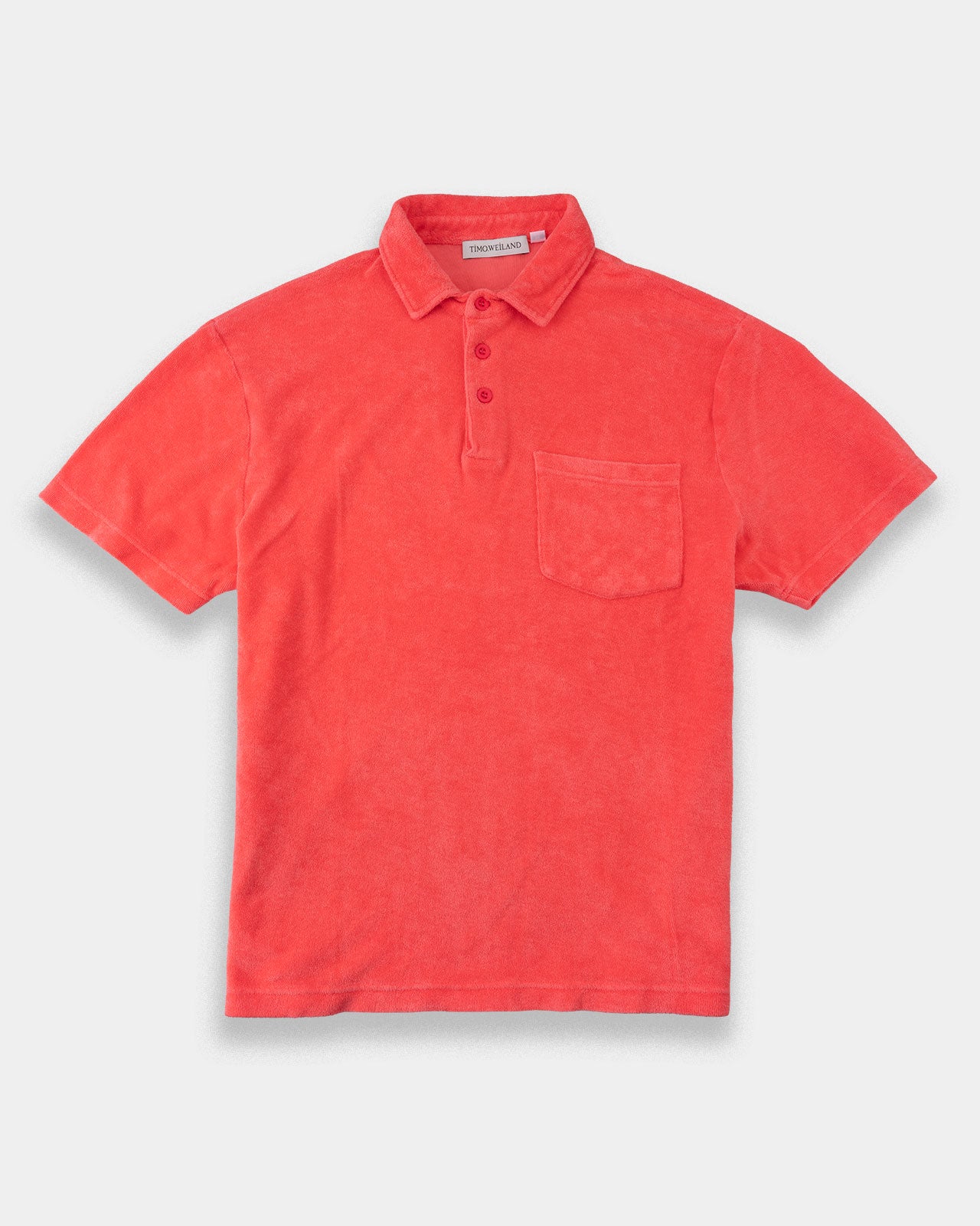 Calypso Coral Terry Polo (Sale)