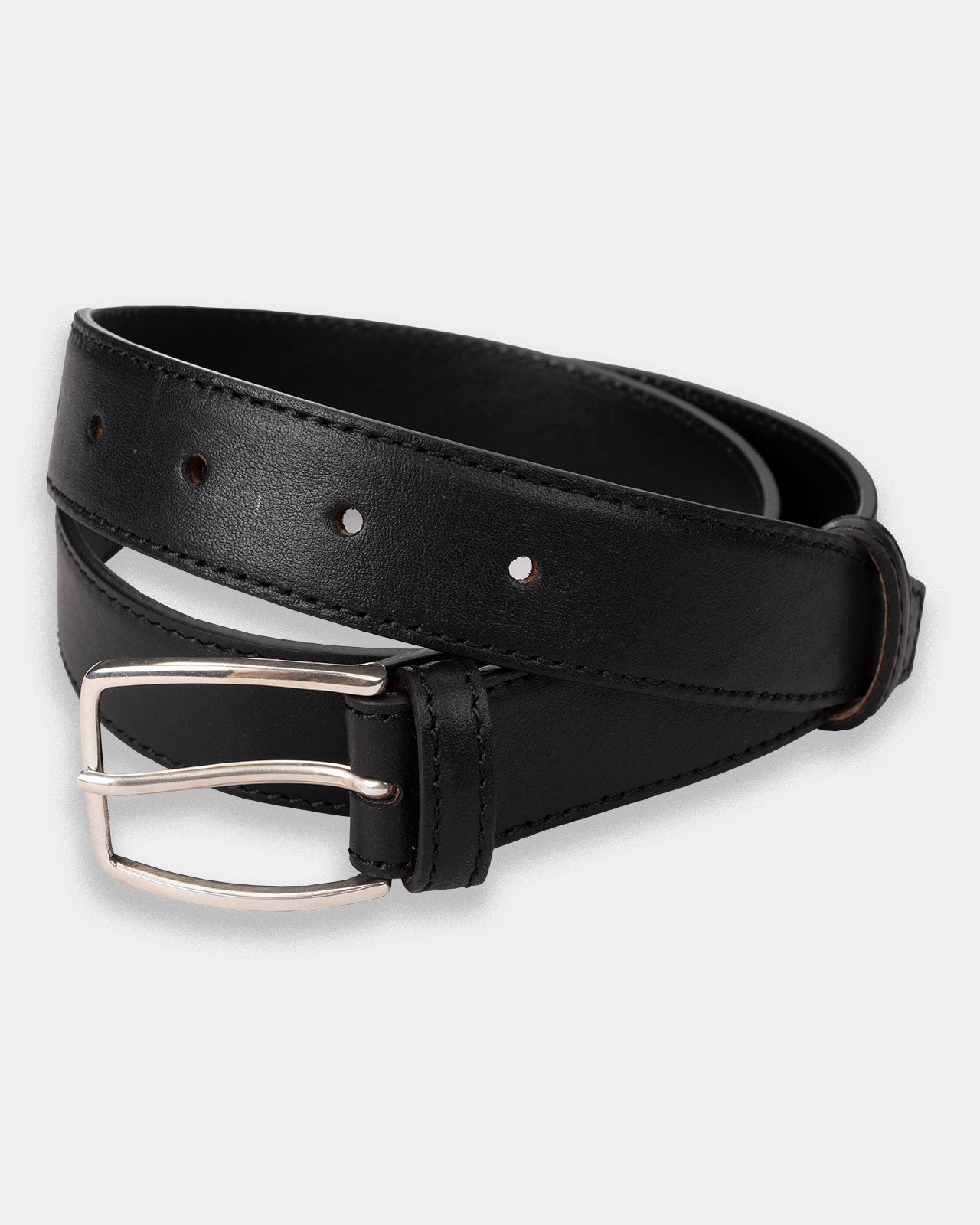 Classic Leather Round Buckle Belt – Local Color NYC