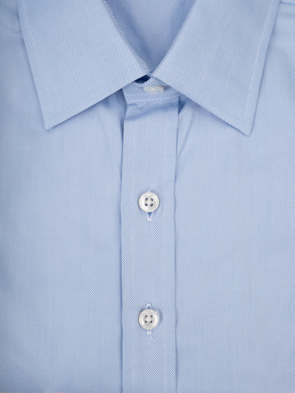 Sale Cabinet Shirt 04 blue herringbone