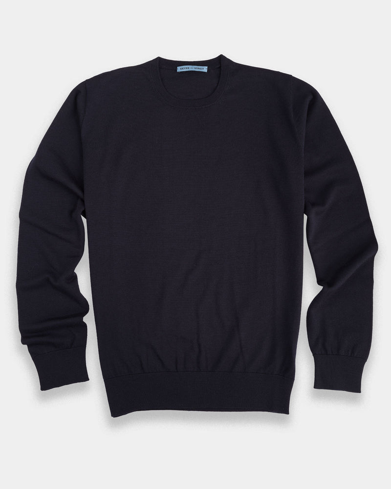 Chesapeake Crewneck Ultrafine Merino Sweater