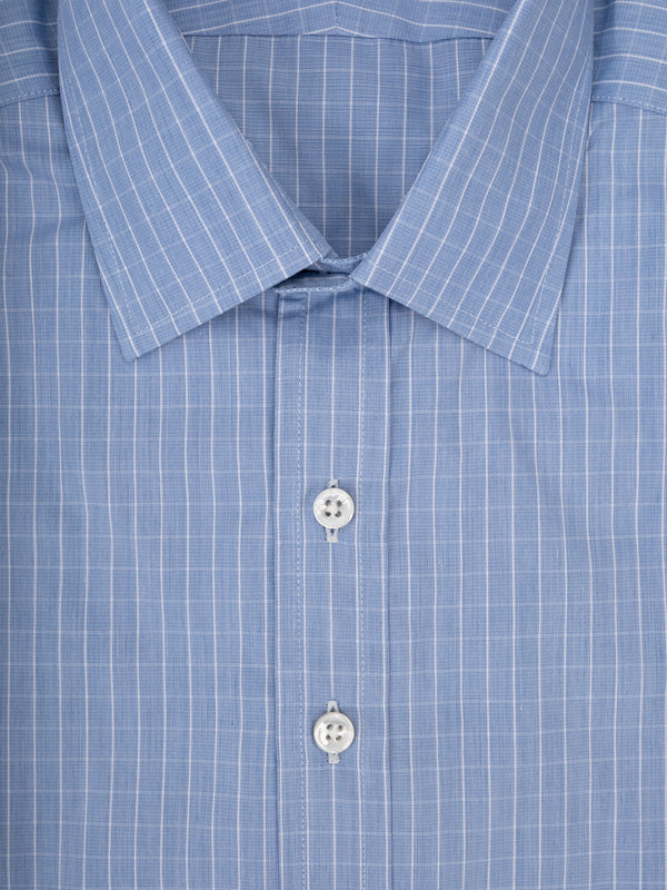 Sale Cabinet Shirt 02 blue white pane