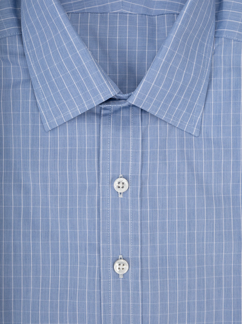 Sale Cabinet Shirt 02 blue white pane