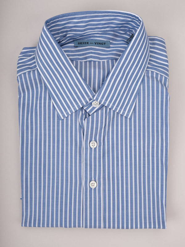 Sale Cabinet Shirt 04 blue herringbone