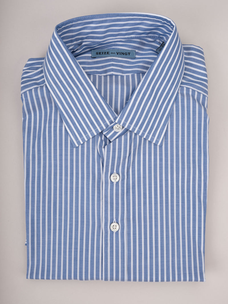 Sale Cabinet Shirt 08 blue white rich stripe