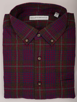 Sale Cabinet Shirt 25 brown red blue casual plaid