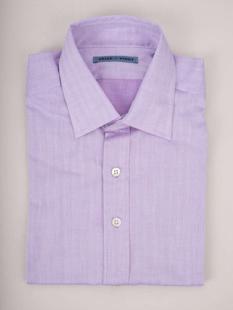 Sale Cabinet Shirt 03 lavender herringbone