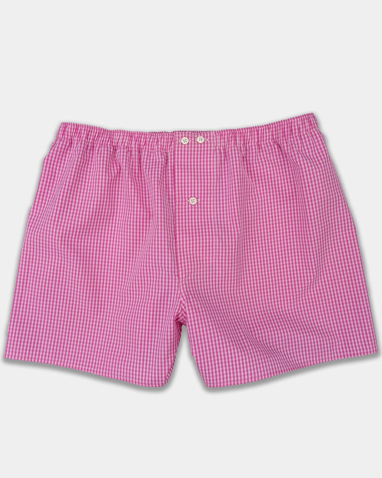 Pink/Pink Check Boxer Shorts