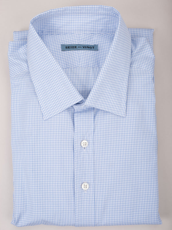 Sale Cabinet Shirt 13 small blue white pane