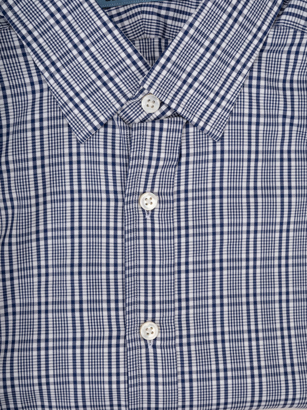 Sale Cabinet Shirt 21 navy white strong plaid