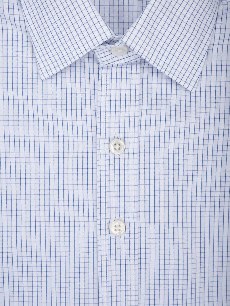 Sale Cabinet Shirt 01 blue white check