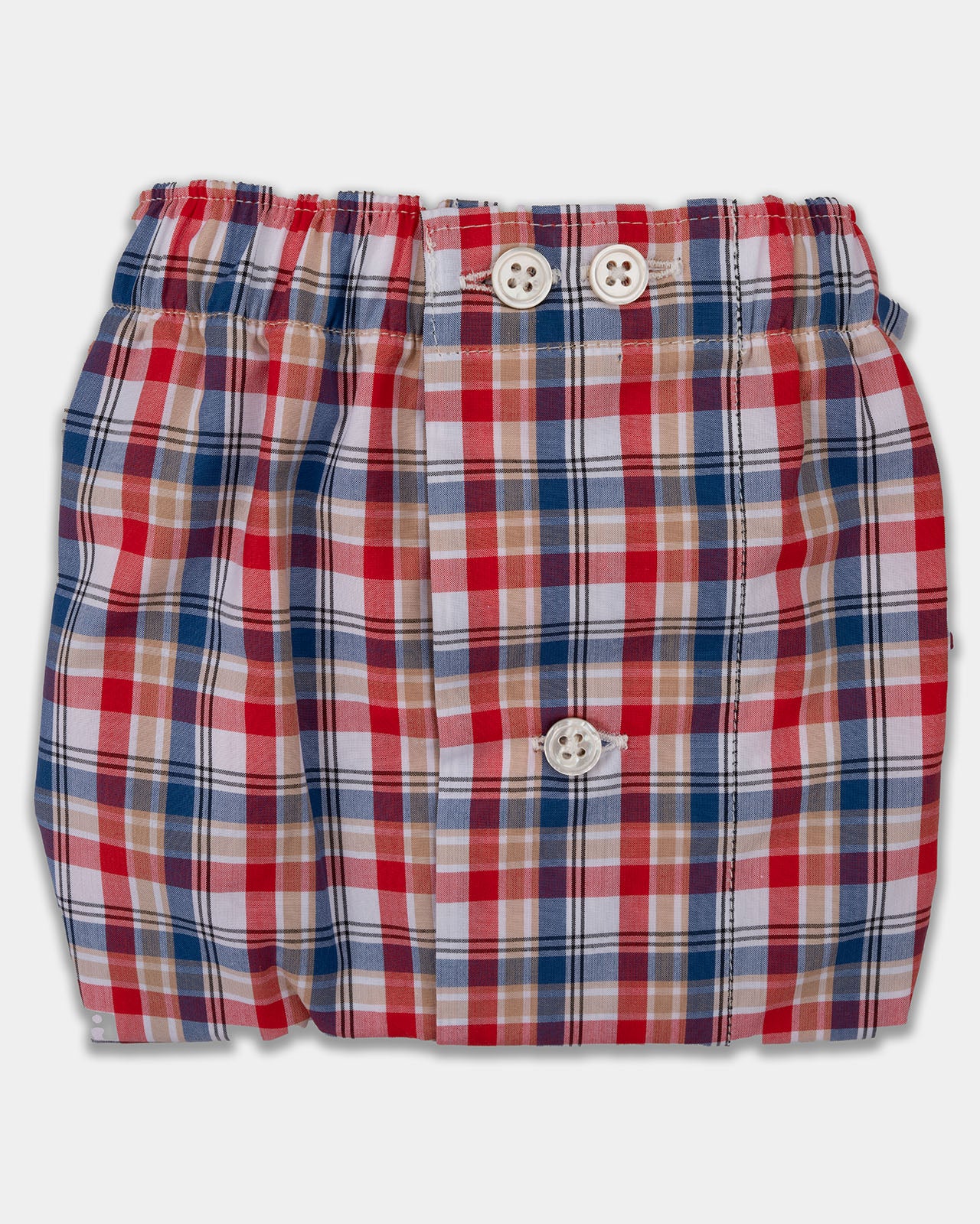 Blue/Red Multi Plaid Boxer Shorts