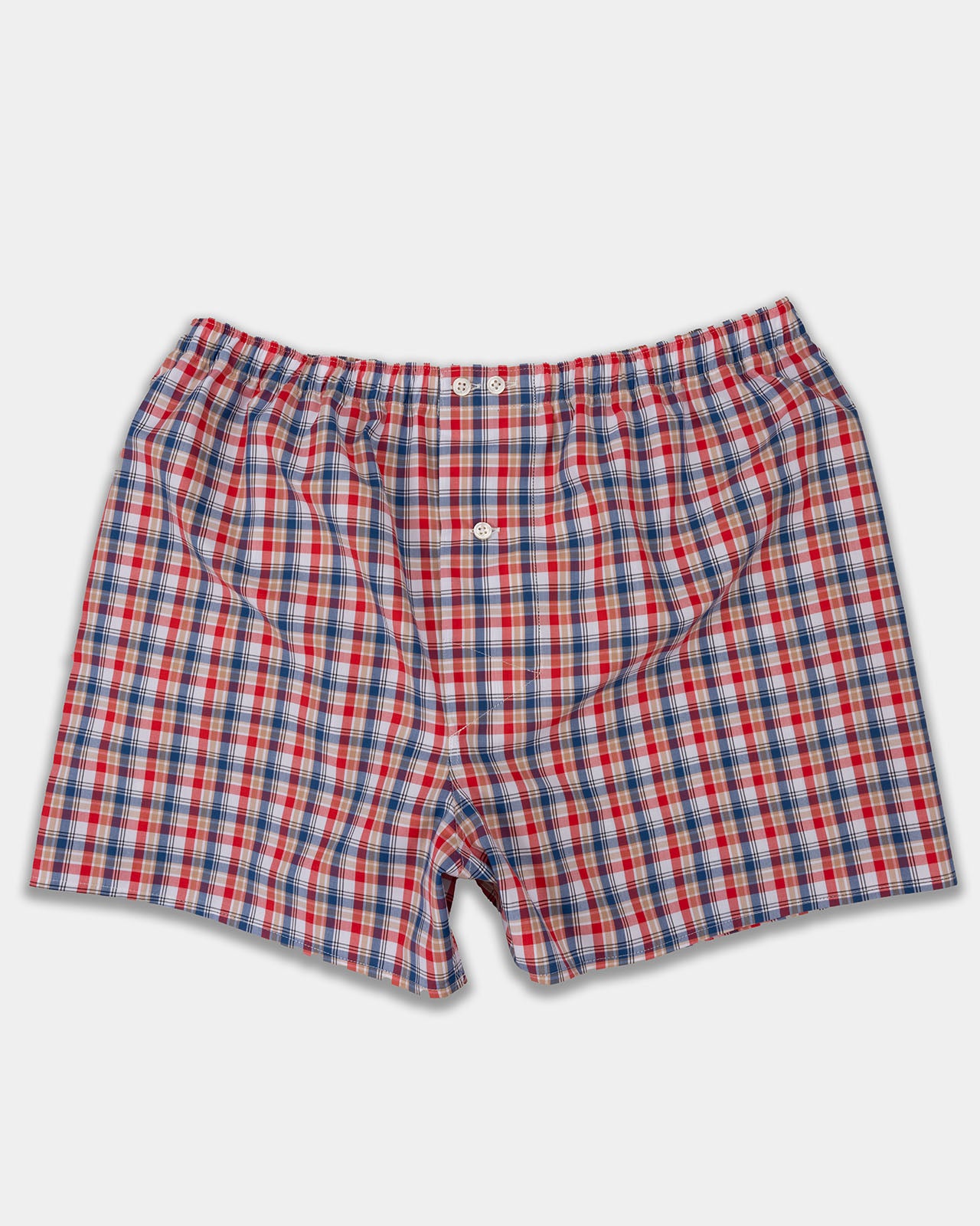 Blue/Red Multi Plaid Boxer Shorts