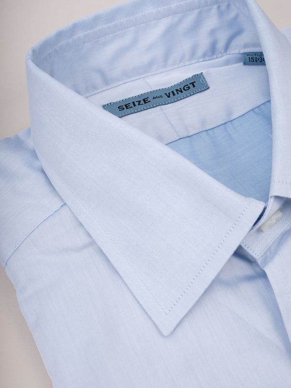 Sale Cabinet Shirt 15 light blue chambray poplin