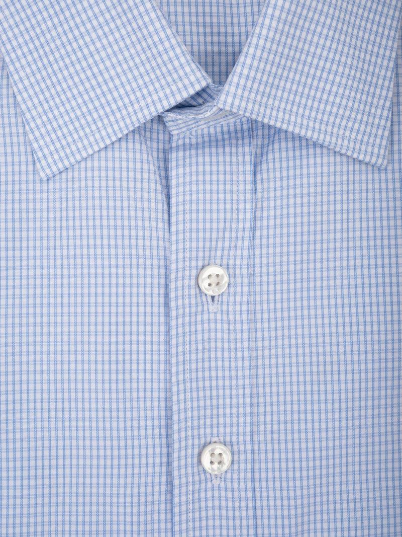 Sale Cabinet Shirt 13 small blue white pane