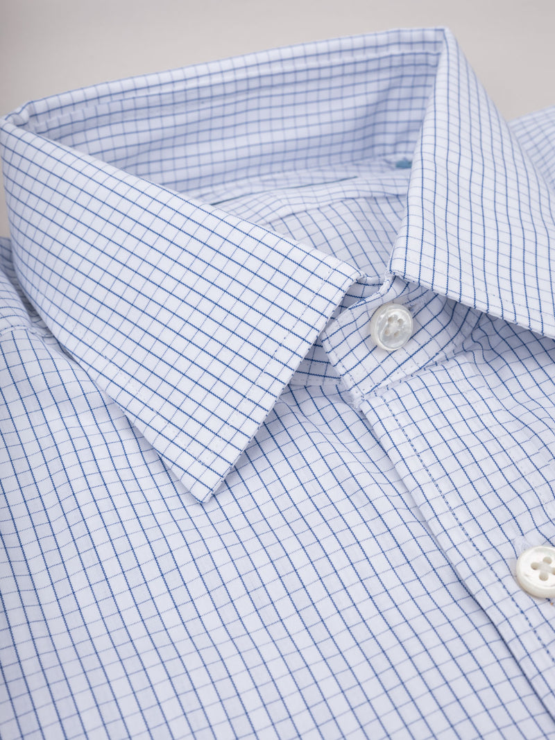 Sale Cabinet Shirt 01 blue white check