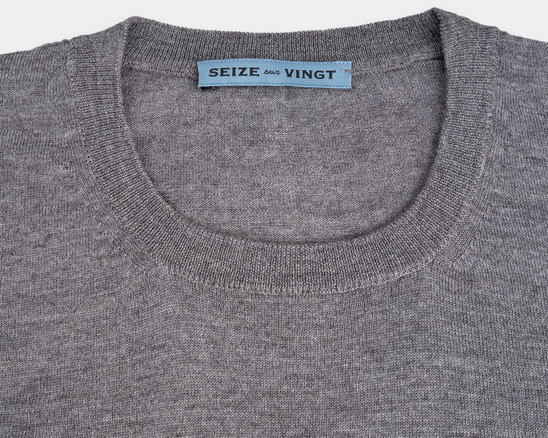 Norfolk Crewneck Ultrafine Merino Sweater