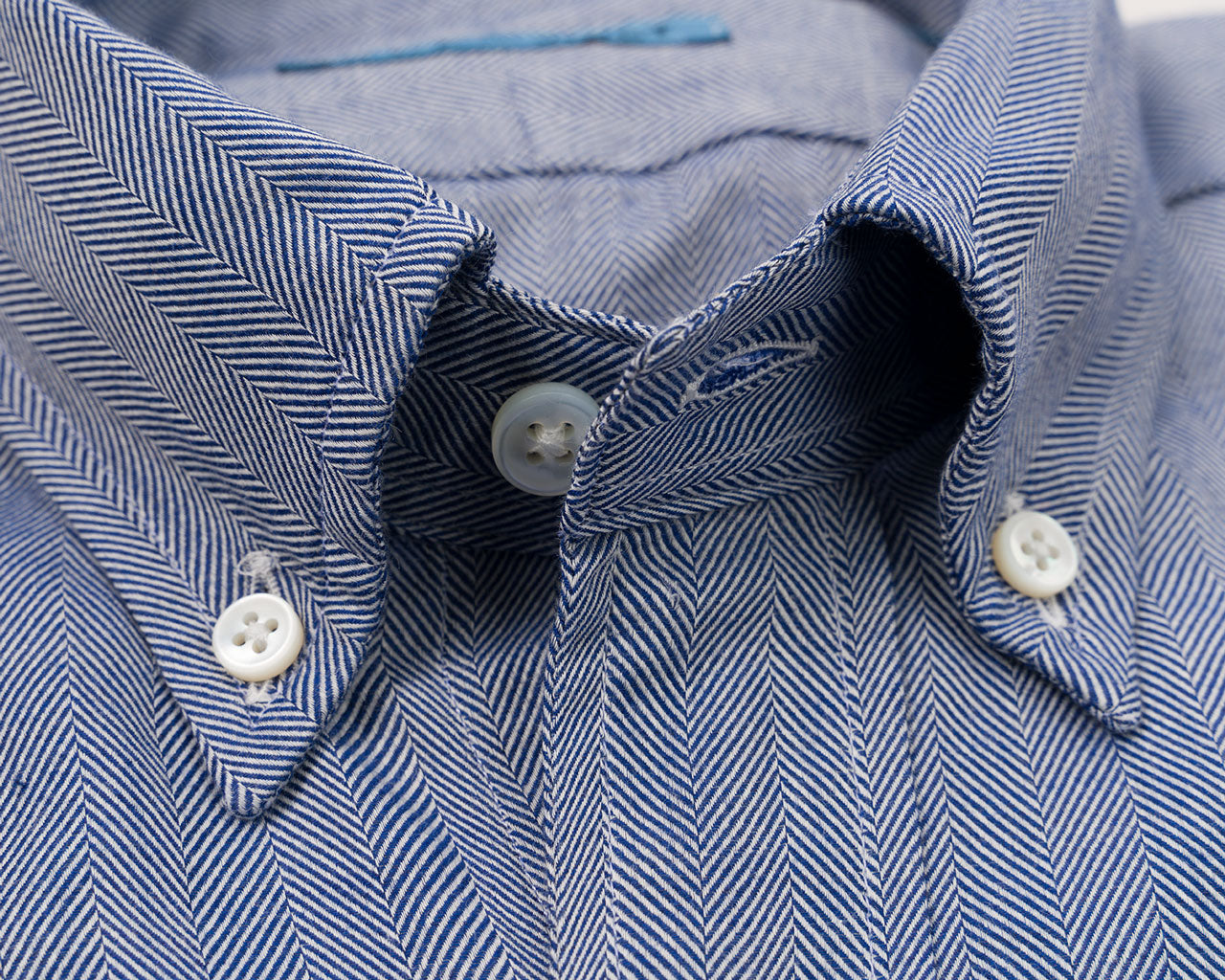 Blue Grouse Cashmere/Cotton Shirt (Sale)