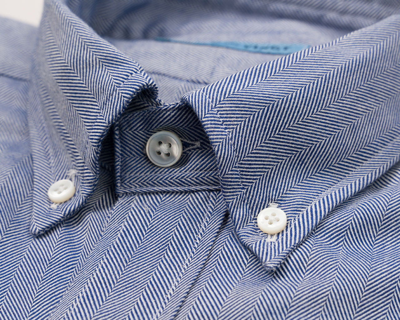 Blue Grouse Cashmere/Cotton Shirt (Sale)