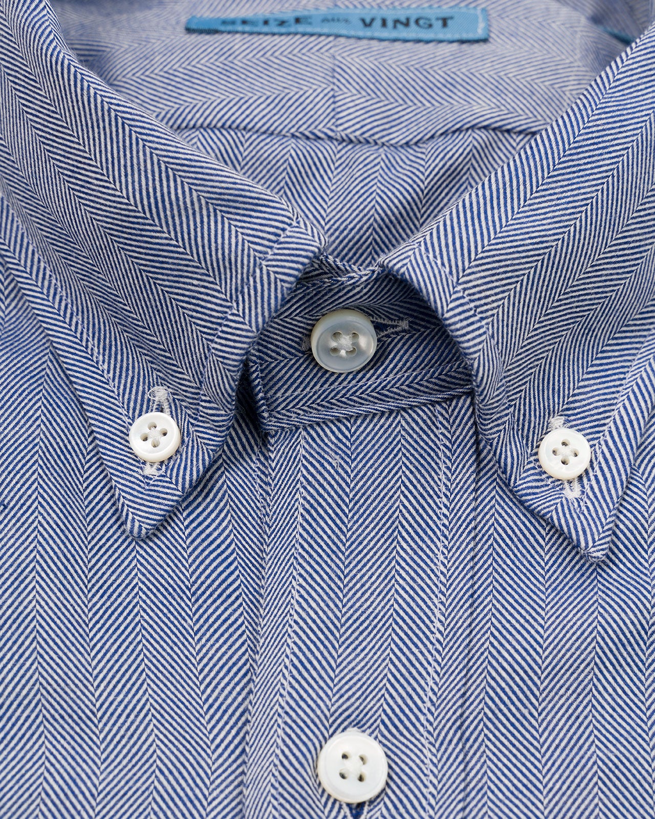 Blue Grouse Cashmere/Cotton Shirt (Sale)