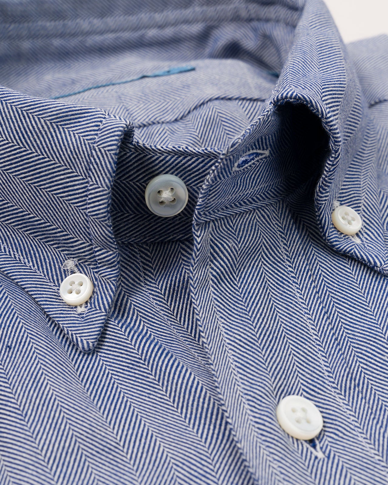 Blue Grouse Cashmere/Cotton Shirt (Sale)