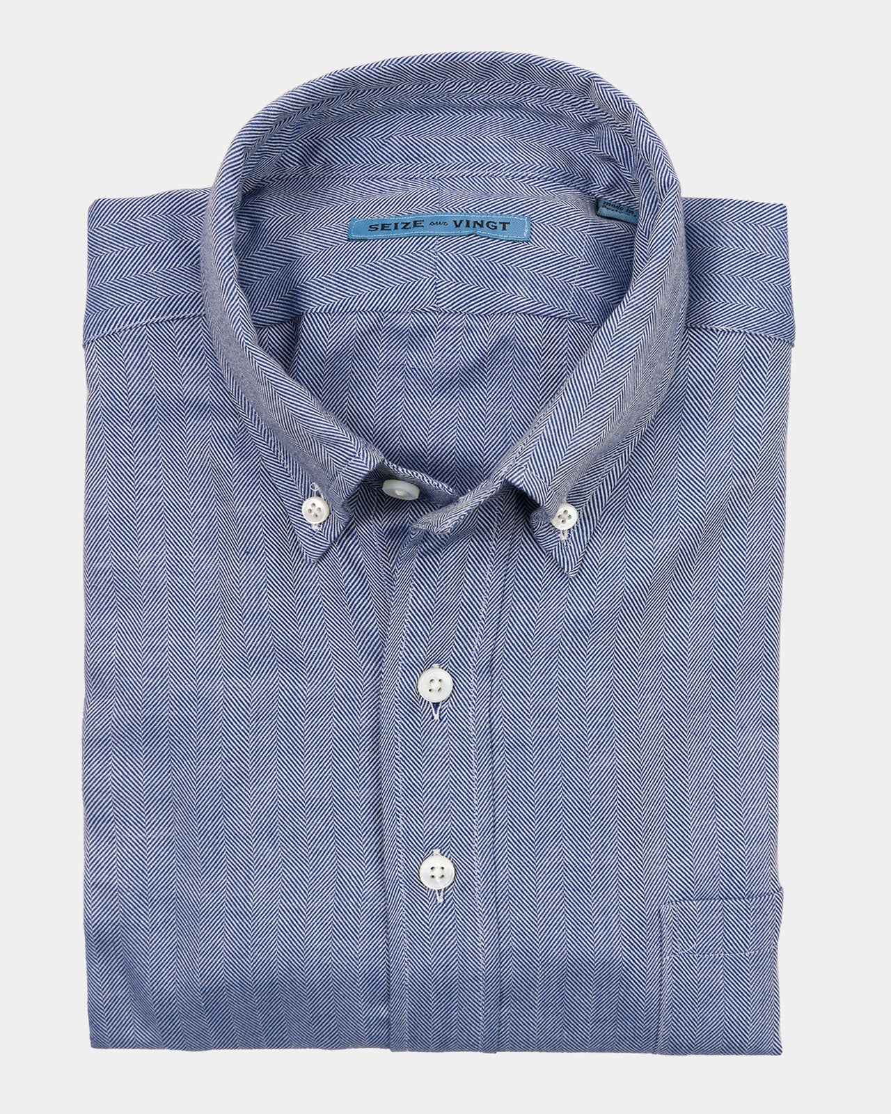 Blue Grouse Cashmere/Cotton Shirt (Sale)