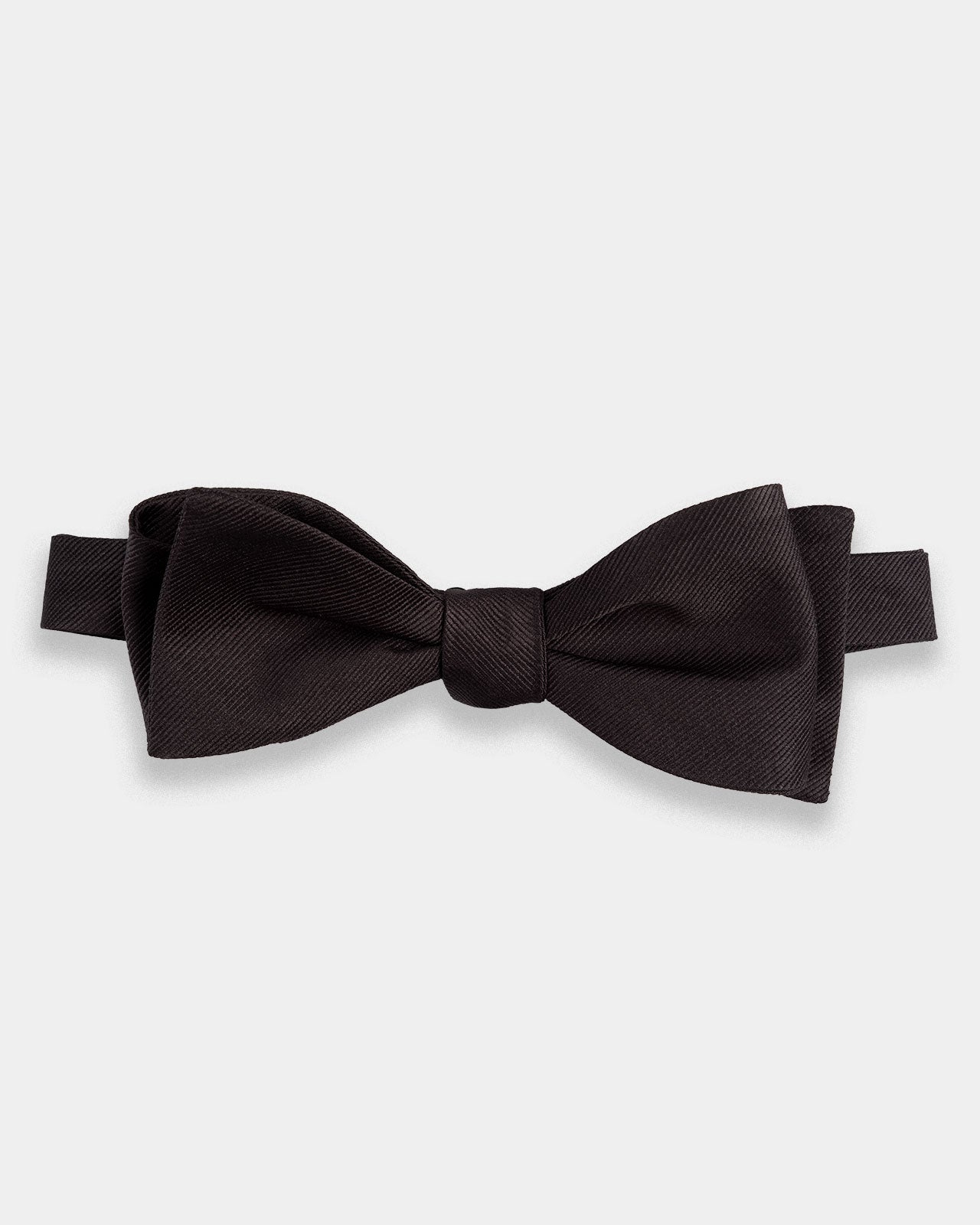 Black Faille Bowtie