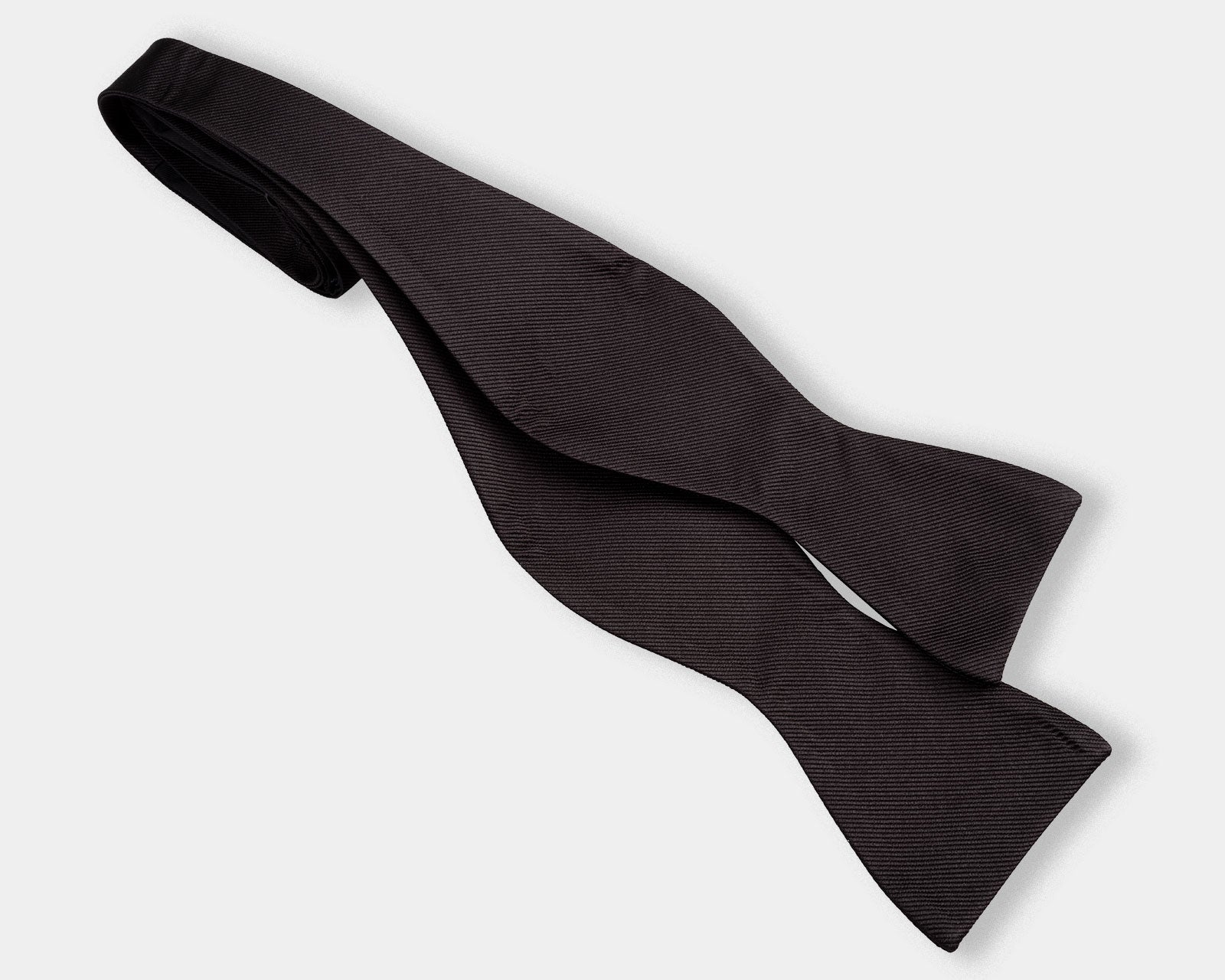 Black Faille Bowtie