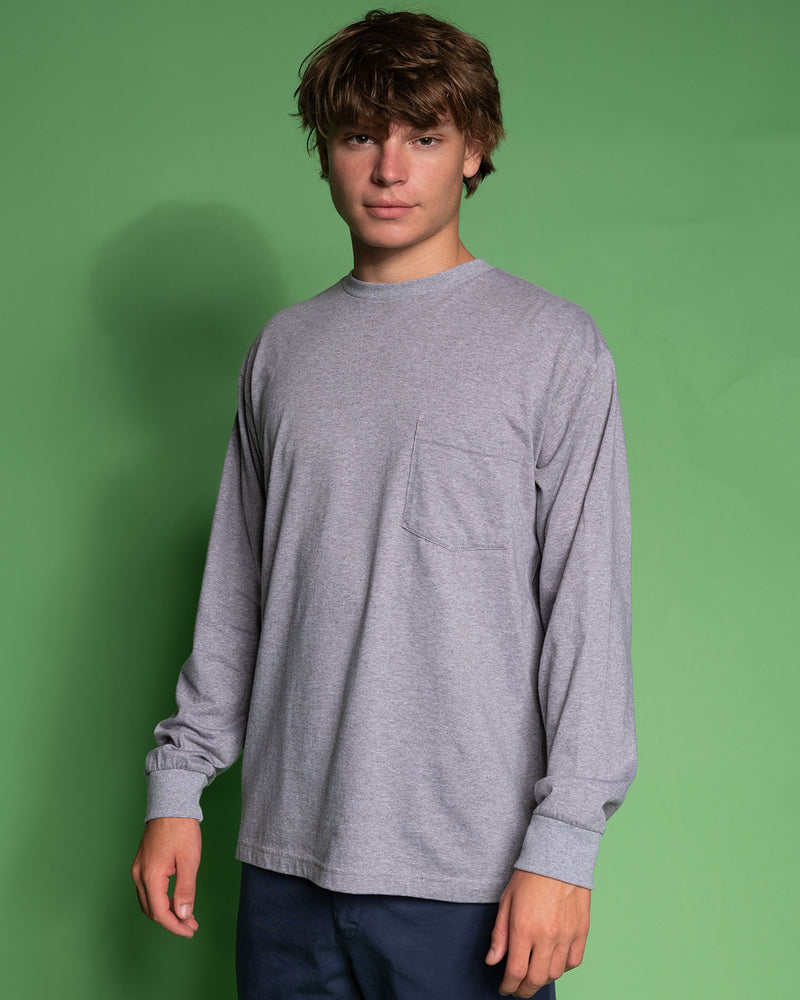 University Grey Long Sleeve T-shirt (Sale Sizes S & L Only)