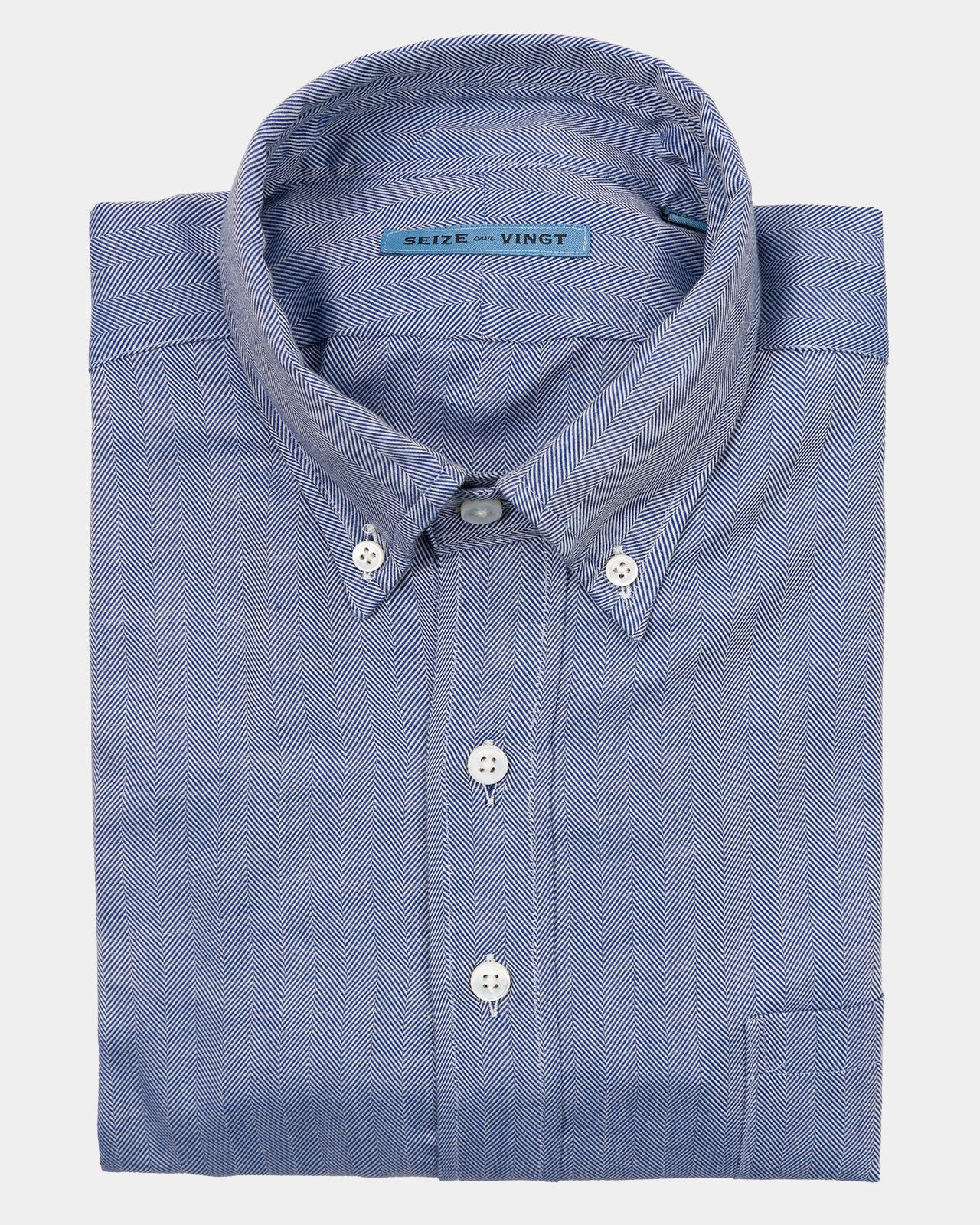 Blue Grouse Cashmere/Cotton Shirt (Sale)